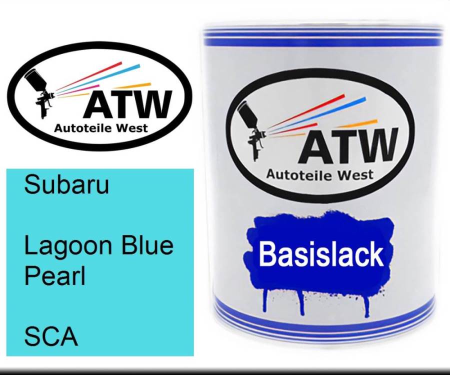 Subaru, Lagoon Blue Pearl, SCA: 1L Lackdose, von ATW Autoteile West.